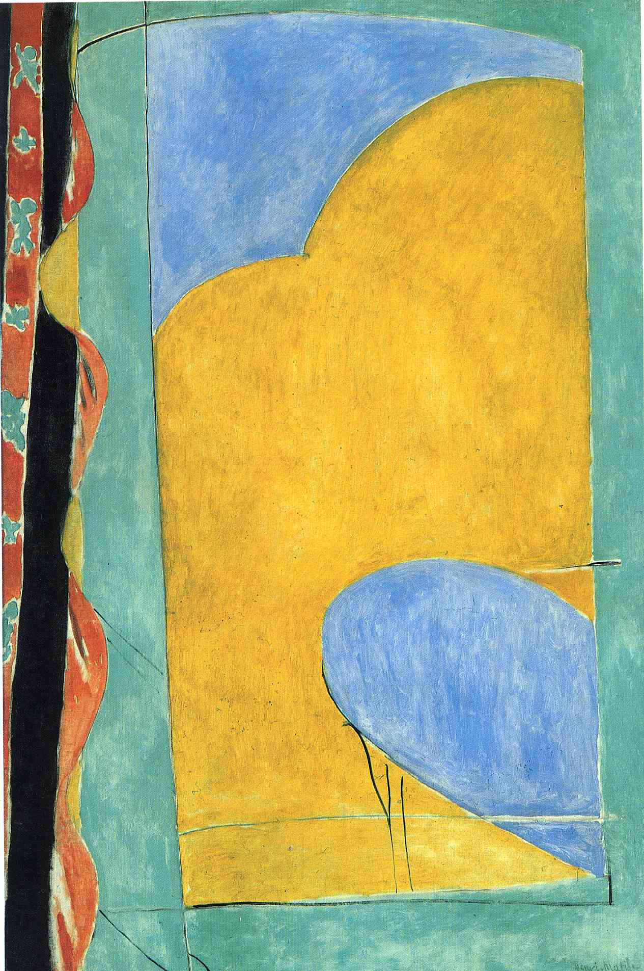 Henri Matisse - The Yellow Curtain 1915